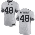 Men's Ohio State Buckeyes #48 Clay Raterman Gray Nike NCAA College Football Jersey July UJF2544EU